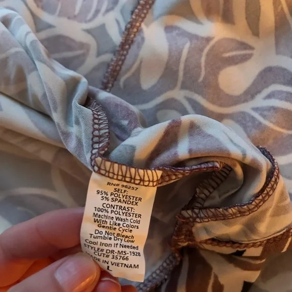 [L] PerSeption Concept Brown Tan Sundress - Picture 6 of 6